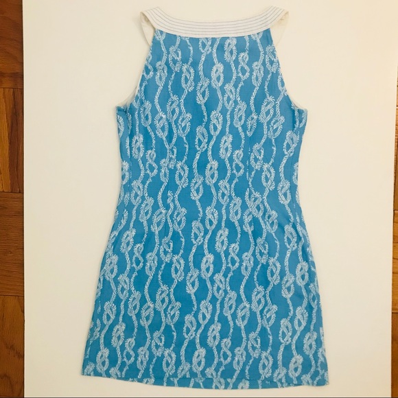 Lilly Pulitzer Cotton Rope Blue Nautical Dress 4 - Picture 4 of 8